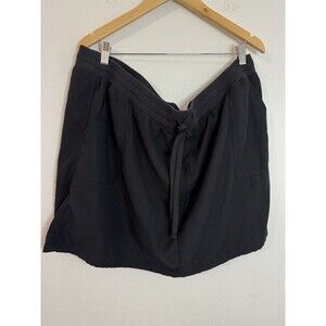 Caffe Marrakesh Black Skort Size 20W Travel Hiking Athleisure Golf Tennis Travel